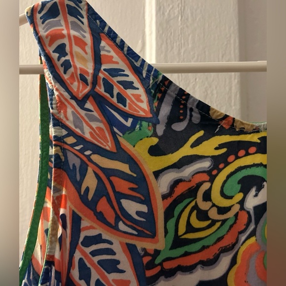 Jealous Tomato, L, loose fitting, smooth, Aztec tank top. Vivid colors, comfy. - Picture 8 of 11